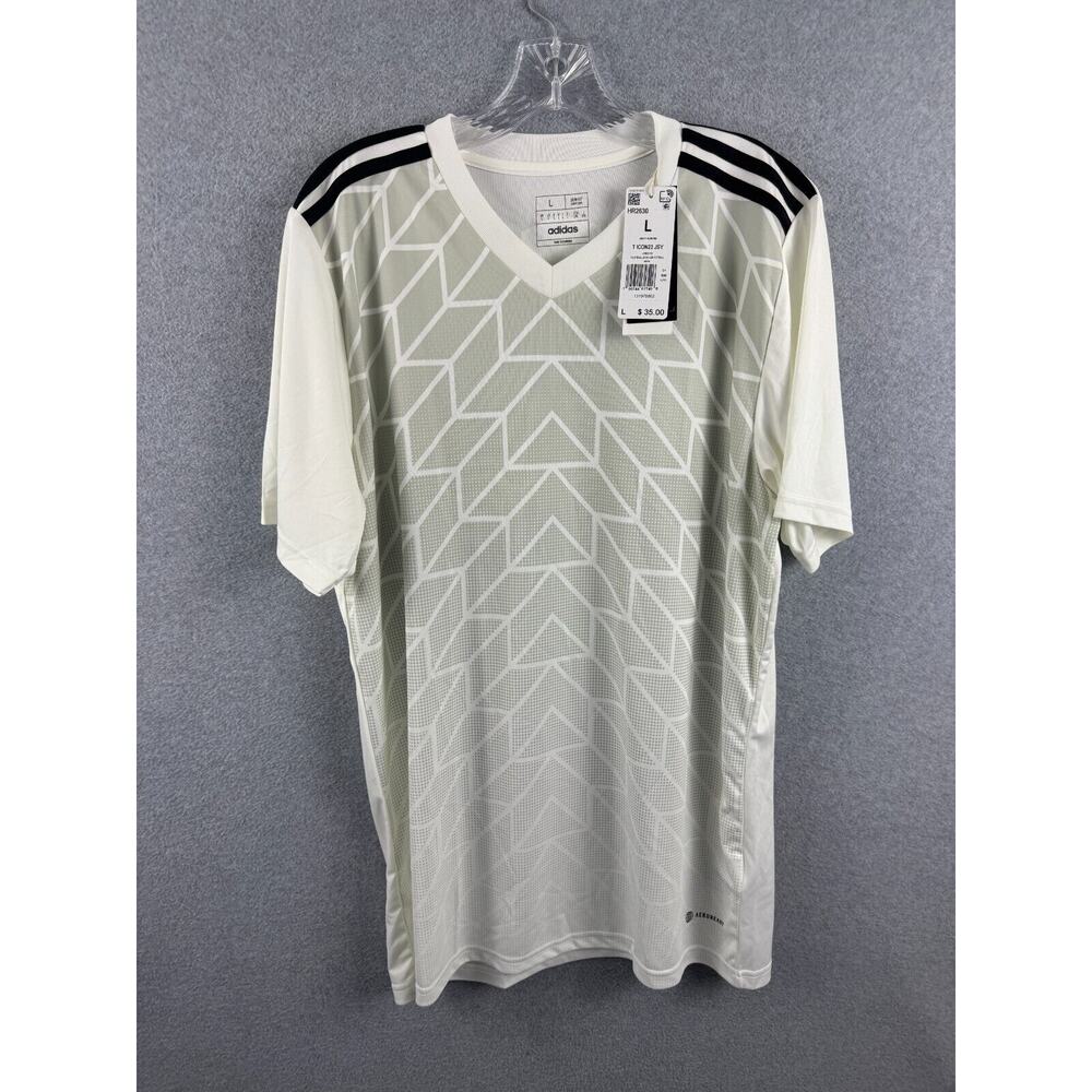 Adidas Football Soccer Jersey Number 29 Men's L White Print